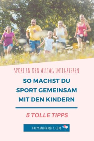 Sport mit Kindern Pin